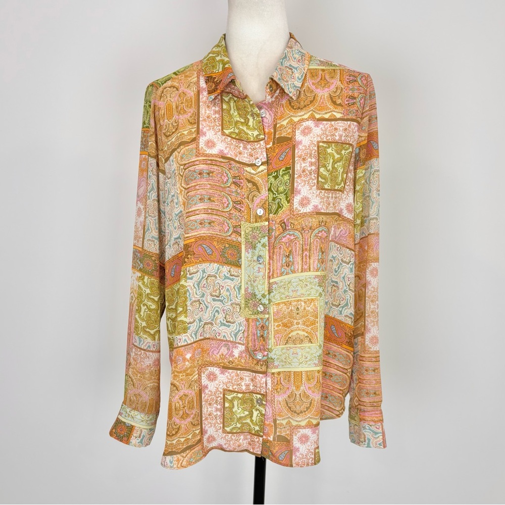 Rose & Olive patchwork blouse - Picture 3 of 7